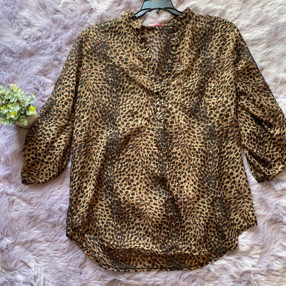 Cheetah top sz 1x